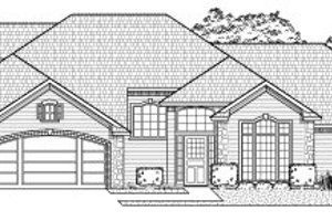Traditional Exterior - Front Elevation Plan #65-267