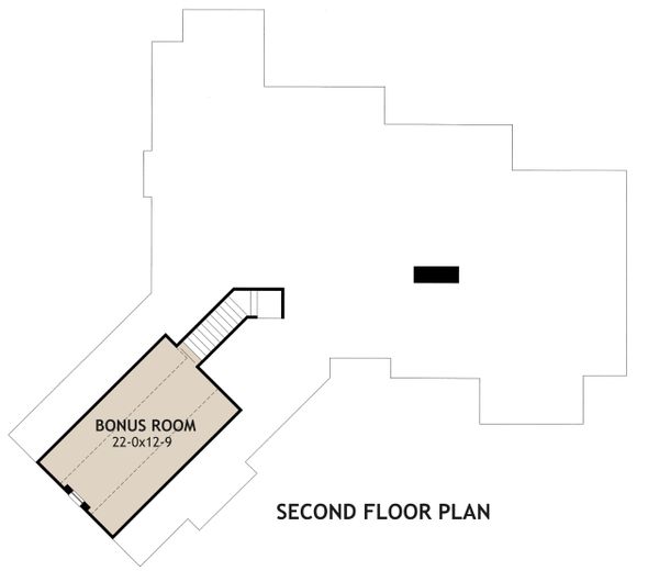 Architectural House Design - Craftsman Floor Plan - Upper Floor Plan #120-171