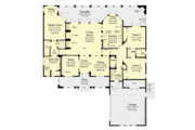 Mediterranean Style House Plan - 3 Beds 2.5 Baths 2250 Sq/Ft Plan #930-501 