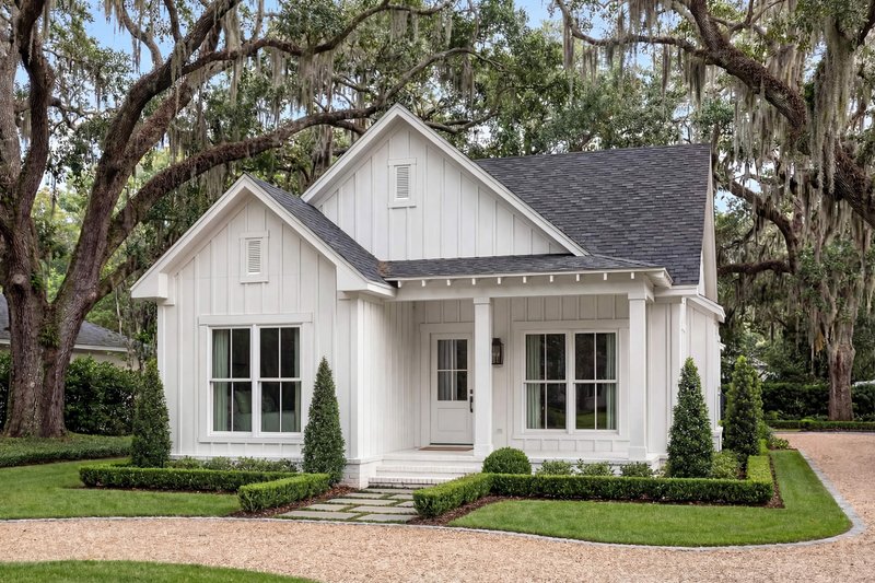 Architectural House Design - Exterior - Front Elevation 8 for Cottage House Plan #430-40 - 3 bed, 2 bath
