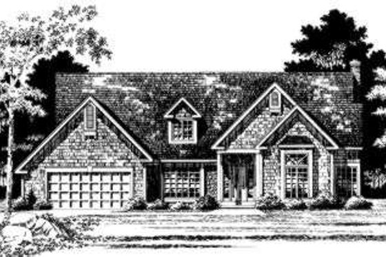 Exterior - Front Elevation for Traditional House Plan #328-114 - 3 bed, 2.5 bath