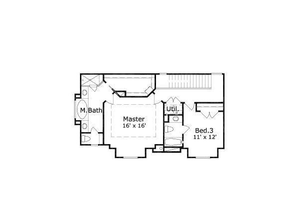 European Floor Plan - Other Floor Plan #411-678