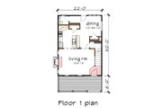 Craftsman Style House Plan - 3 Beds 2.5 Baths 1277 Sq/Ft Plan #79-313 