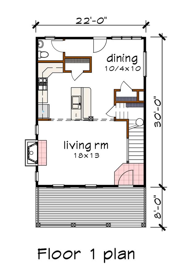 Dream House Plan - Craftsman Floor Plan - Main Floor Plan #79-313