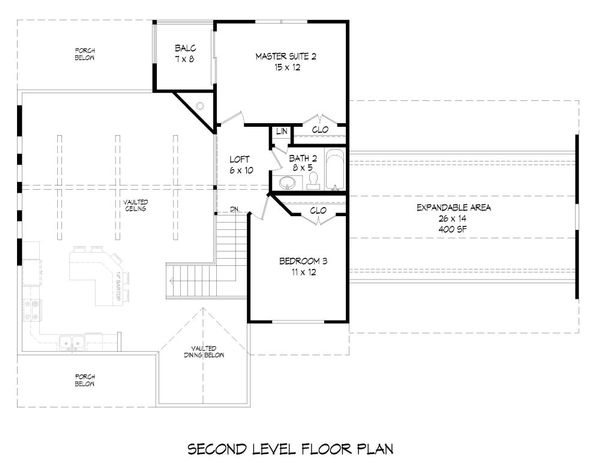 Dream House Plan - Southern Floor Plan - Upper Floor Plan #932-97