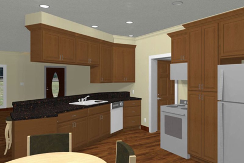 Architectural House Design - Photo for Southern House Plan #44-133 - 3 bed, 2 bath