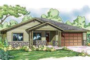 Bungalow Style House Plan - 3 Beds 2 Baths 1501 Sq/Ft Plan #124-839 
