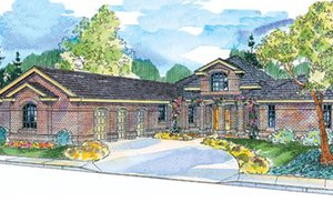 Traditional Exterior - Front Elevation Plan #124-648