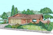 Ranch Style House Plan - 3 Beds 2 Baths 1070 Sq/Ft Plan #60-465 