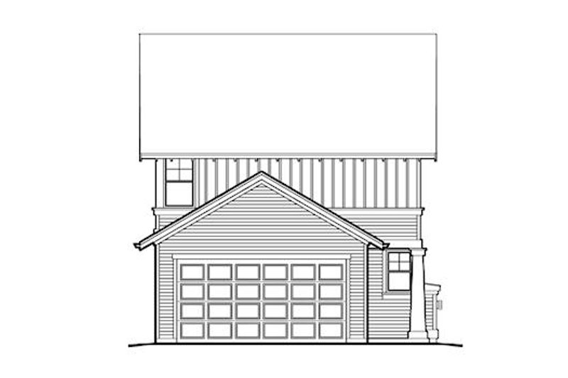 House Design - Exterior - Rear Elevation for Craftsman House Plan #48-493 - 3 bed, 2.5 bath