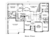 Traditional Style House Plan - 4 Beds 3.5 Baths 3012 Sq/Ft Plan #923-317 
