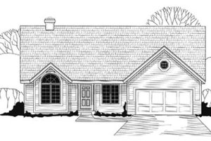 Traditional Exterior - Front Elevation Plan #67-120