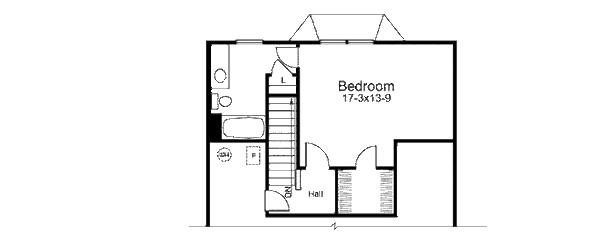 Home Plan - Craftsman Floor Plan - Upper Floor Plan #57-395