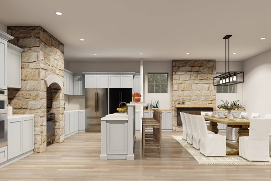 Interior - Kitchen 3 for Farmhouse House Plan #923-377 - 4 bed, 3.5 bath