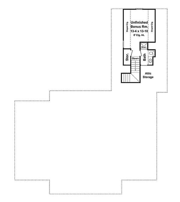 Architectural House Design - Southern Floor Plan - Other Floor Plan #21-264