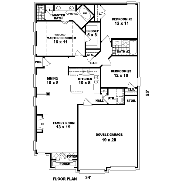 European Floor Plan - Main Floor Plan #81-13641