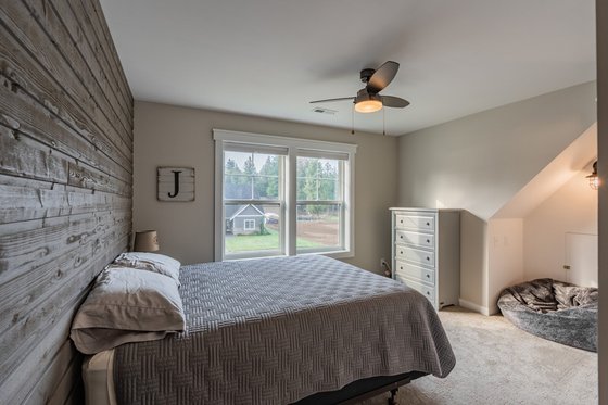 Interior - Bedroom 4 for Farmhouse House Plan #1070-42 - 4 bed, 3.5 bath