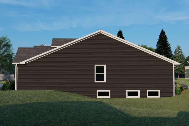 Architectural House Design - Exterior - Other Elevation for Ranch House Plan #1064-177 - 4 bed, 3 bath