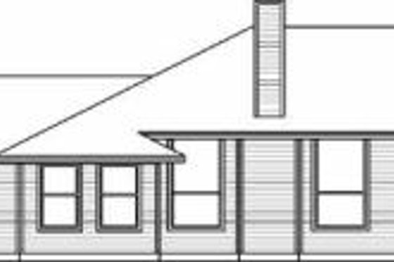 Exterior - Rear Elevation for Traditional House Plan #84-119 - 3 bed, 2 bath