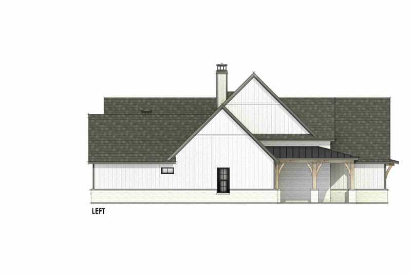 House Plan Design - Exterior - Other Elevation for Farmhouse House Plan #1096-49 - 4 bed, 4.5 bath