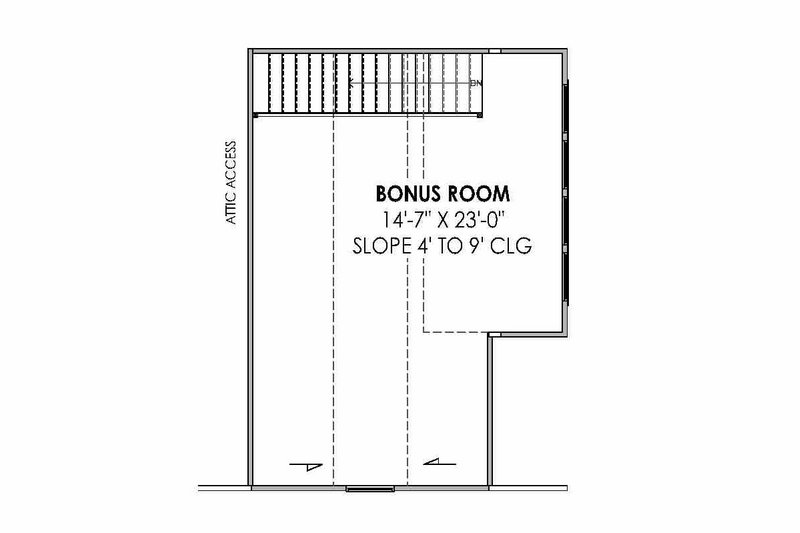 Architectural House Design - Floor Plan - Upper Floor for Farmhouse House Plan #1096-215 - 4 bed, 3.5 bath