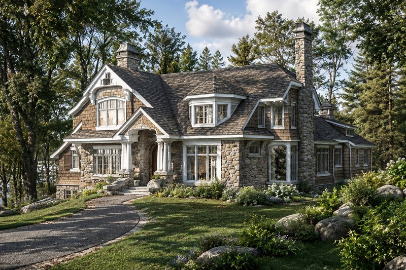 Home Plan - Exterior - Front Elevation 2 for Craftsman House Plan #928-235 - 4 bed, 4.5 bath