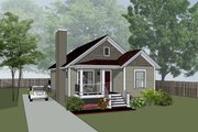 Bungalow Style House Plan - 4 Beds 2 Baths 1184 Sq/Ft Plan #79-309 