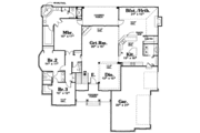 Traditional Style House Plan - 3 Beds 2.5 Baths 2579 Sq/Ft Plan #20-939 