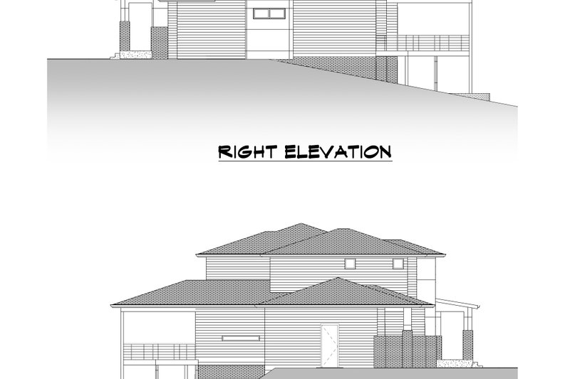 House Plan Design - Exterior - Other Elevation 3 for Contemporary House Plan #1066-148 - 5 bed, 5.5 bath