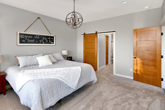 Interior - Master Bedroom 1 for Craftsman House Plan #1070-15 - 3 bed, 2.5 bath