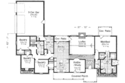 Southern Style House Plan - 4 Beds 2.5 Baths 2495 Sq/Ft Plan #310-138 