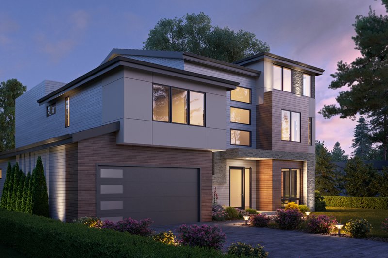 Home Plan - Exterior - Other Elevation 1 for Contemporary House Plan #1066-169 - 6 bed, 5.5 bath