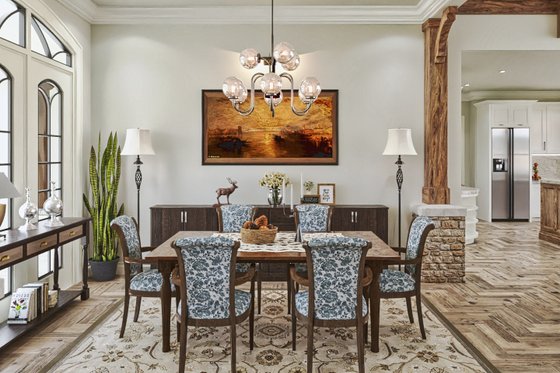 Interior - Dining Room 3 for Craftsman House Plan #54-729 - 4 bed, 4 bath