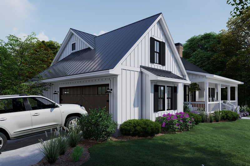House Plan Design - Exterior - Other Elevation 1 for Farmhouse House Plan #120-263 - 4 bed, 3 bath