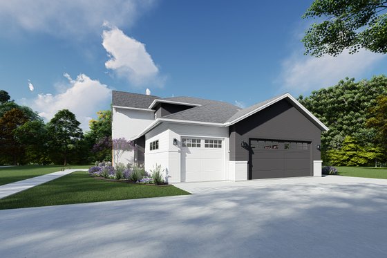 Exterior - Other Elevation 2 for Traditional House Plan #1069-35 - 4 bed, 4.5 bath