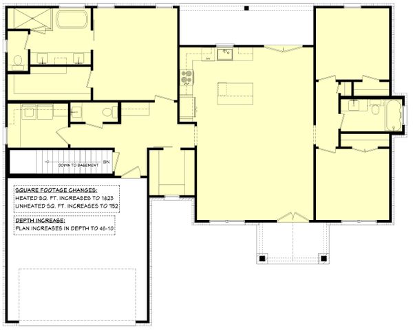 Farmhouse Floor Plan - Other Floor Plan #430-246