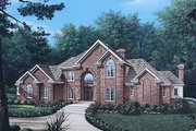 European Style House Plan - 4 Beds 3.5 Baths 3222 Sq/Ft Plan #57-110 