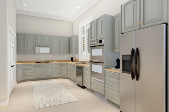 Interior - Kitchen for Ranch House Plan #1060-23 - 4 bed, 2 bath