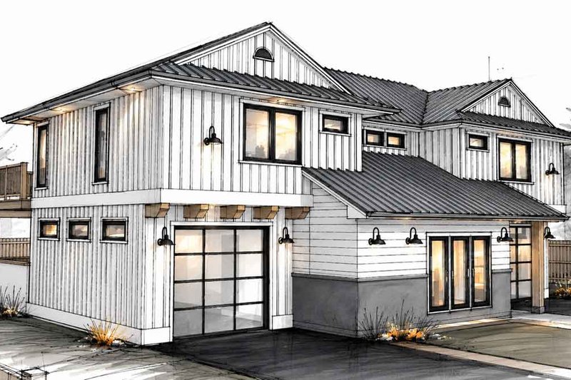 Home Plan - Exterior - Other Elevation 1 for Country House Plan #1101-71 - 3 bed, 2.5 bath