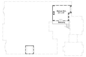 Floor Plan - Other Floor for European House Plan #411-832 - 3 bed, 3.5 bath