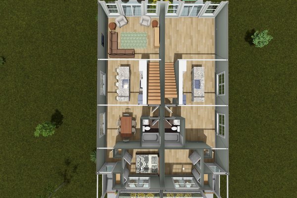 Home Plan - Floor Plan - Main Floor 1 for Traditional House Plan #513-2442 - 3 bed, 3 bath