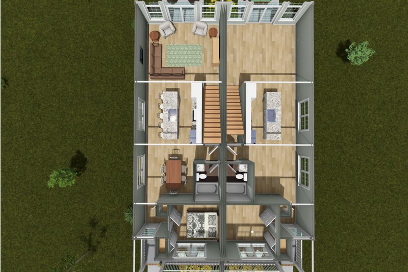 Home Plan - Floor Plan - Main Floor 1 for Traditional House Plan #513-2442 - 3 bed, 3 bath
