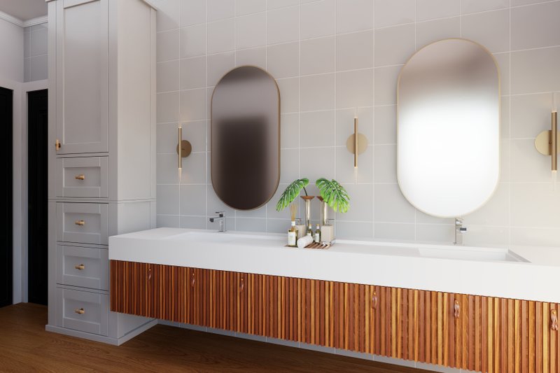 House Design - Interior - Master Bathroom for Contemporary House Plan #1064-336 - 3 bed, 2.5 bath