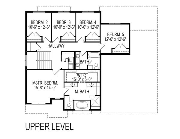 Home Plan - Craftsman Floor Plan - Upper Floor Plan #920-75