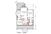 Craftsman Style House Plan - 3 Beds 2.5 Baths 1610 Sq/Ft Plan #79-222 