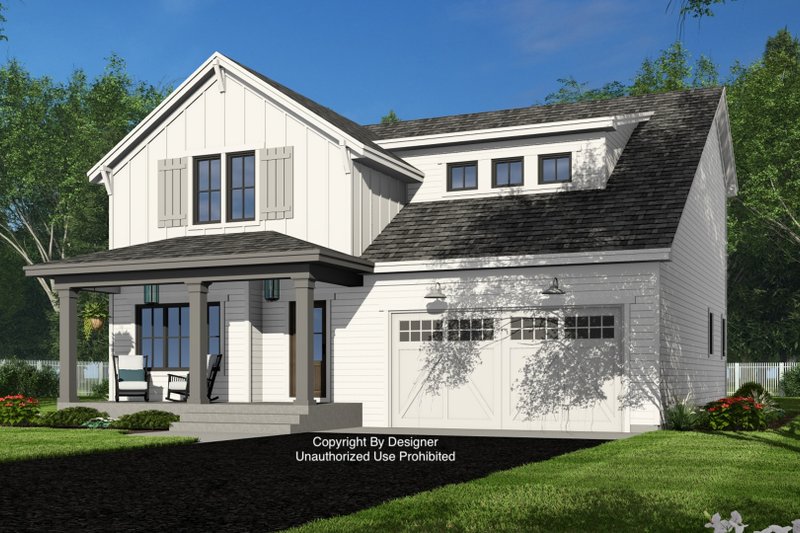 Dream House Plan - Exterior - Front Elevation 5 for Farmhouse House Plan #51-1366 - 4 bed, 3.5 bath