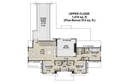 Farmhouse Style House Plan - 5 Beds 4.5 Baths 3520 Sq/Ft Plan #51-1256 