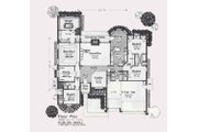 Colonial Style House Plan - 4 Beds 3 Baths 2689 Sq/Ft Plan #310-854 
