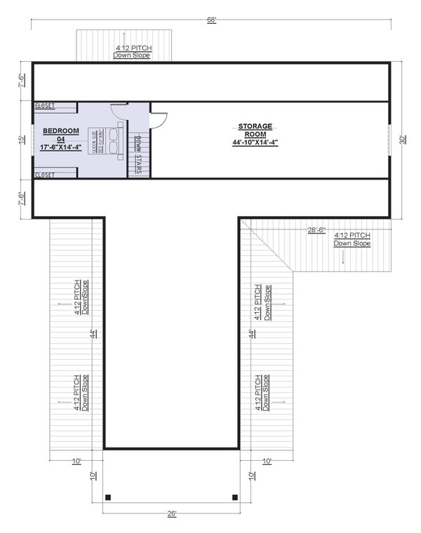 Barndominium Floor Plan - Other Floor Plan #1107-29