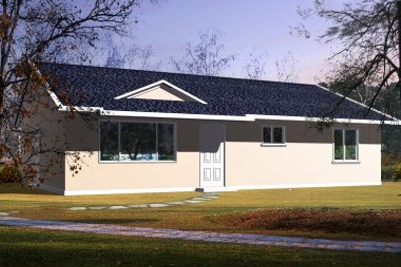 House Design - Ranch Exterior - Front Elevation Plan #1-158